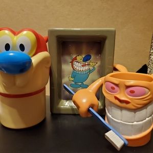 Ren and Stimpy Bathroom Set